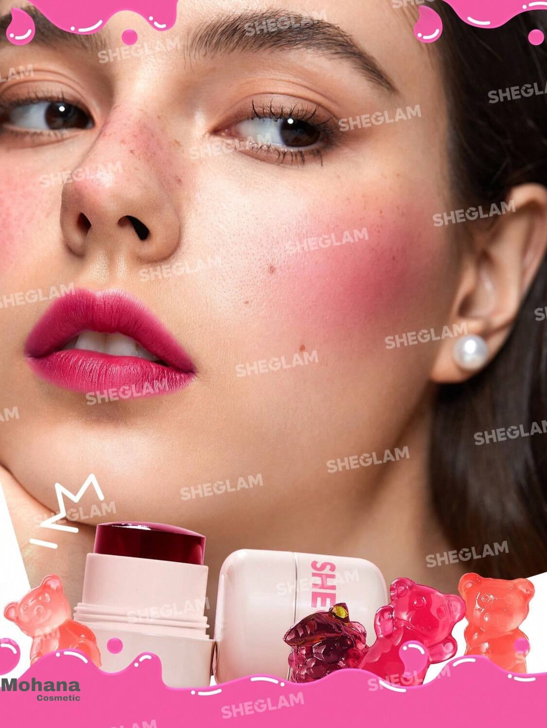 زنگ ژله اي شيكلم مدل گونه و لب